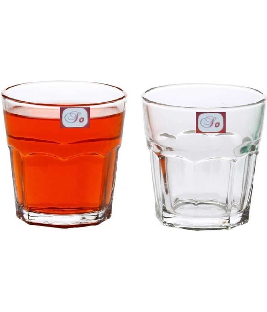 Afast Glass Whisky Glasses, Clear, Pack Of 2, 300 ml