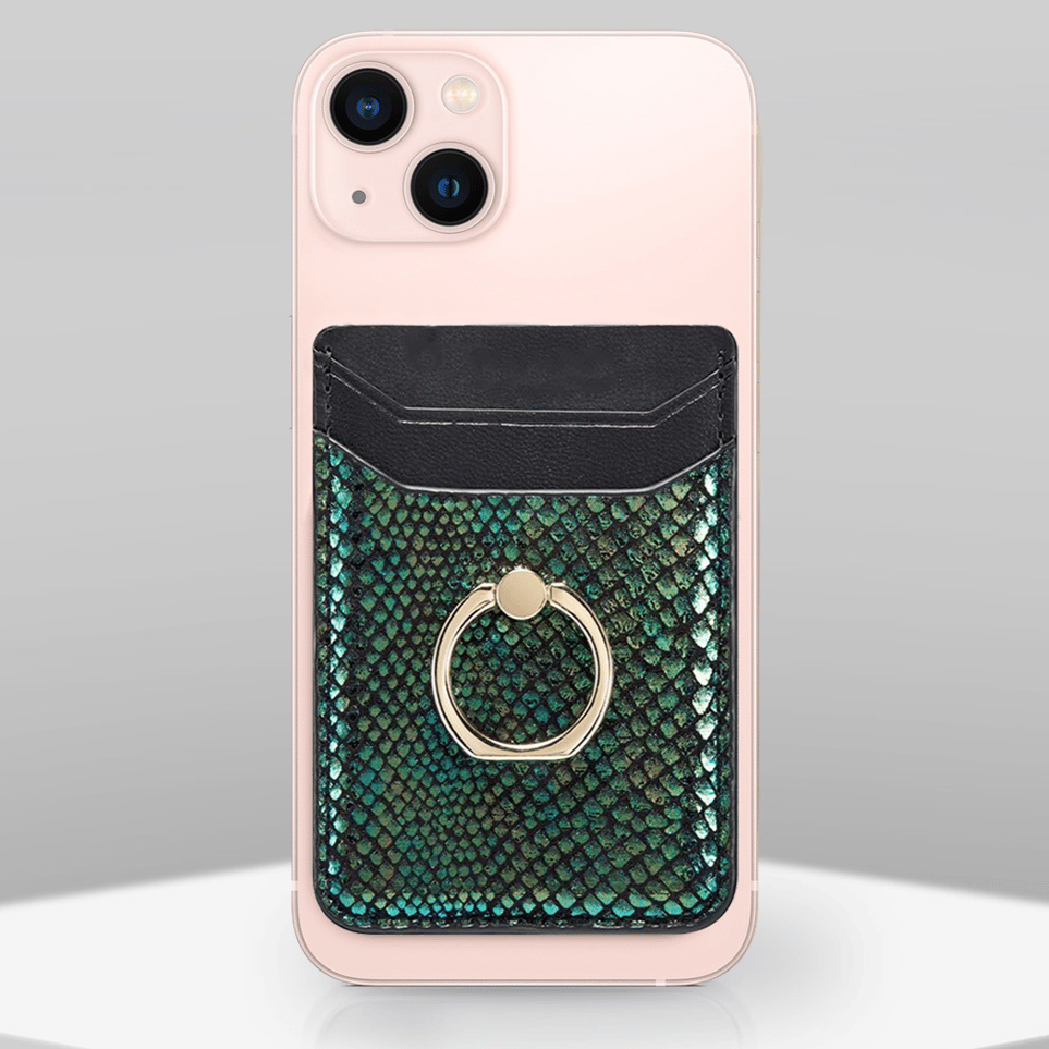 Shiny Mermaid Gold Ring Holder Phone Wallet