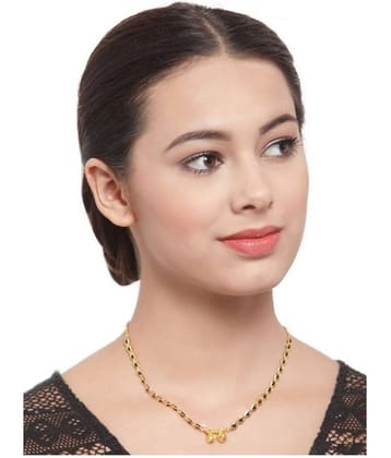 Sunhari Jewels Golden Mangalsutra ( Pack of 1 )