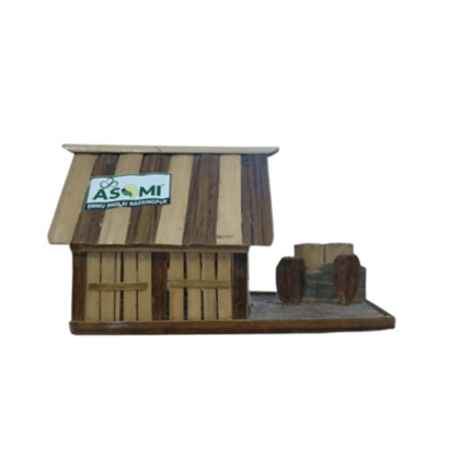 BAMBOO HUT PEN STAND