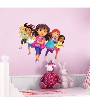 Decor Villa Angry birds PVC Multicolour Wall Sticker - Pack of 1