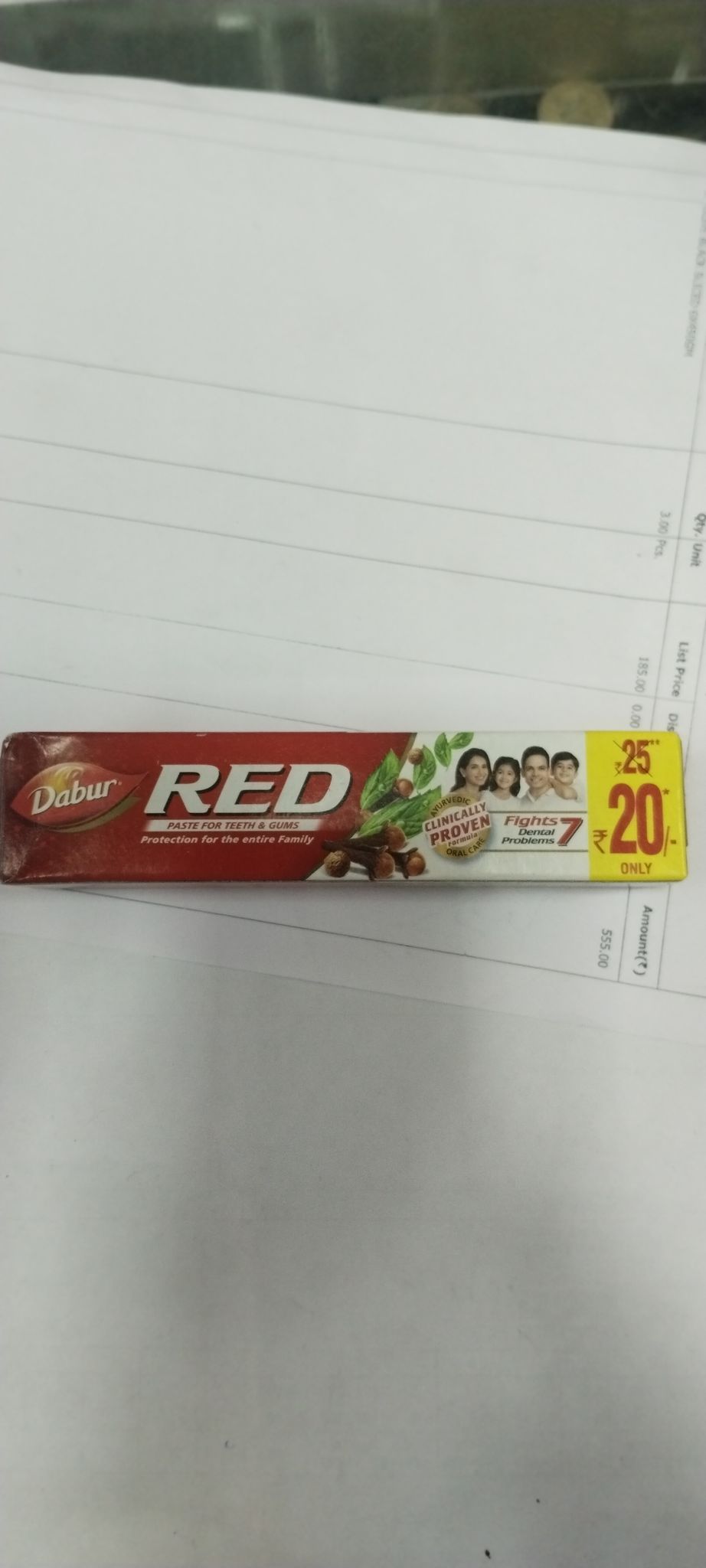 Dabur Red Paste for teeth & climes 