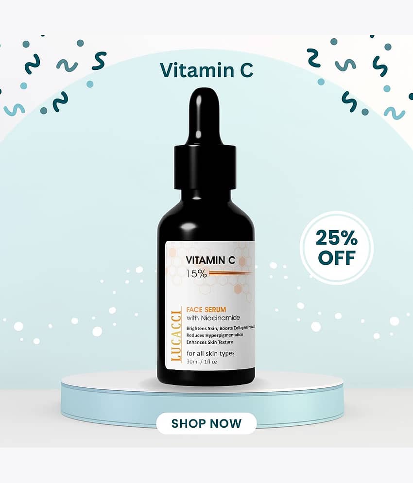 LUCACCI Face Serum Vitamin C Radiant Glow For All Skin Type ( Pack of 1 )