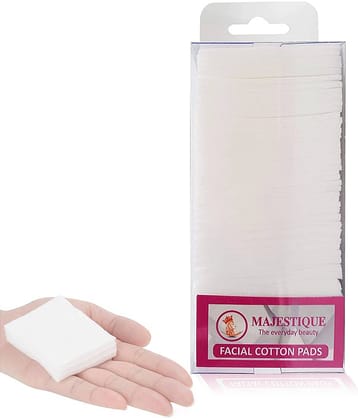 Majestique 250Count Facial Cotton Pads Soft And Makeup Remover Wipes For Effective Facial Cleansing