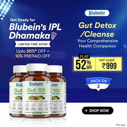 Gut Detox / Cleanse-Pack of 3