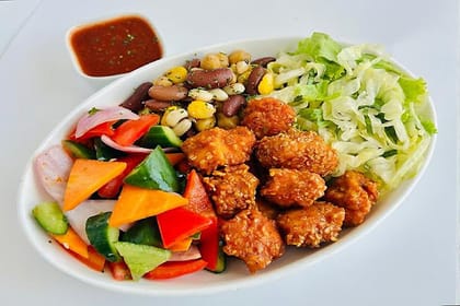 Sesame Chicken Bites Salad