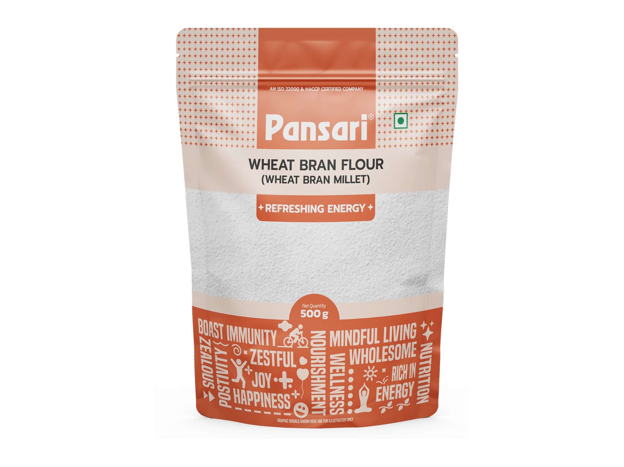 Pansari Wheat Bran Atta - 500gm