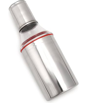Dynore 250 ML Oil Dispenser Steel Silver Oil Container ( Set of 1 )