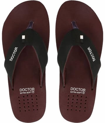 DOCTOR EXTRA SOFT - Brown  Rubber Daily Slipper