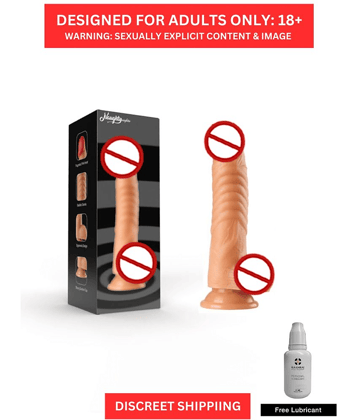 Soft Skin-Like Spiral Dildo- Soft and Flexible Design