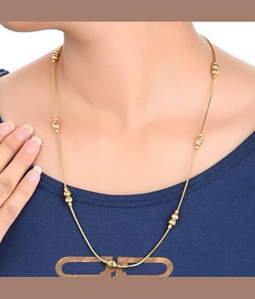 AanyaCentric Gold Plated Chain ( Set of 1 )