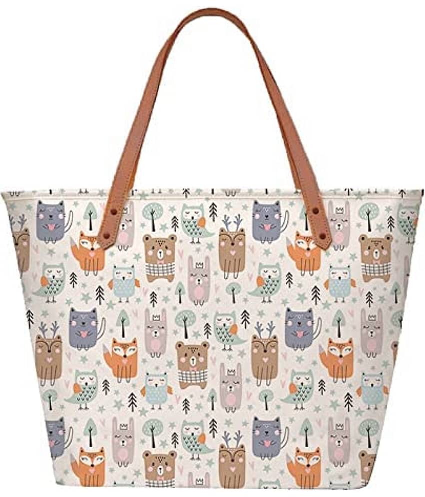 SAKWOODS Handheld Canvas Set of 1 ( White )