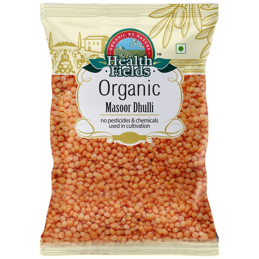 Health Fields Organic Masoor Dhulli 1Kg 