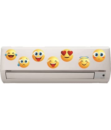 Decor Villa AC Sticker Split Air Conditioner Sticker Floral Sticker ( 21 x 91 cms )