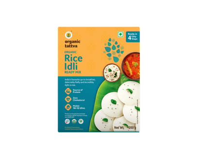 Organic Rice Idli Ready Mix 200g Organic Rice Idli Ready Mix 200g