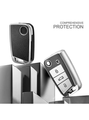 Kushaq, Octavia, Kodiaq, Superb, Slavia, Passat 3B Flip Key | Car Key Cover | Provides Protection and Style