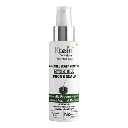 Ktein Natural 100% Plant Based Gentle Scalp Dandruff Spray (100ml)