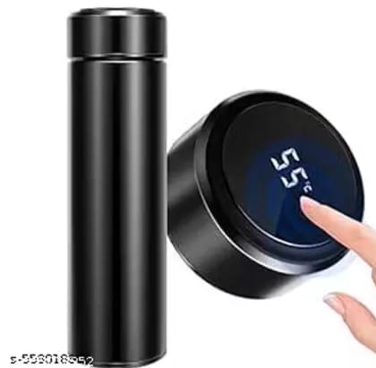 kaasni's Smart Led Display Temperature Bottle Vacuum Flask Stainless Steel | Leakproof | Travel, Kids, Fitness, Sports, Gym, Workout | With Straw (Temperature Bottle, 500 Ml) kaasni's Smart Led Display Temperature Bottle Vacuum Flask Stainless Steel | Leakproof | Travel, Kids, Fitness, Sports, Gym, Workout | With Straw (Temperature Bottle, 500 Ml)