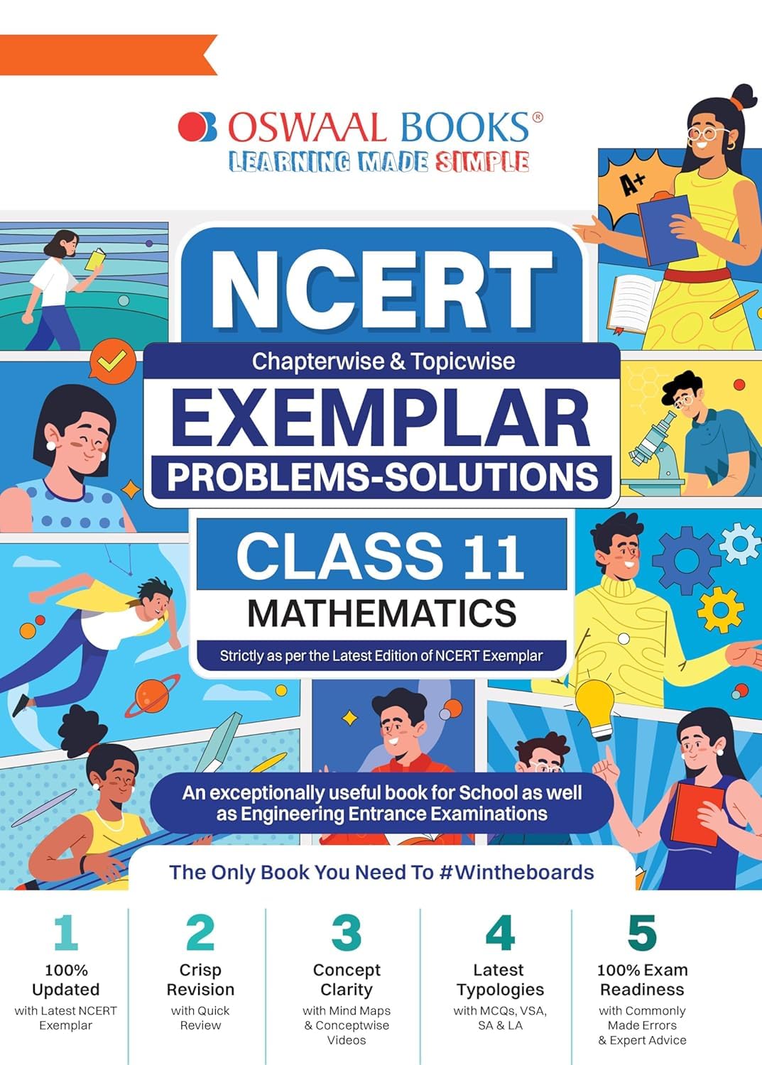 Oswal NCERT Exampler Mathmatics Class11 Book , Chapterwise & Topicwise Problem -Solution Paperback [Paperback] Oswal Books and learning Pvt Ltd.