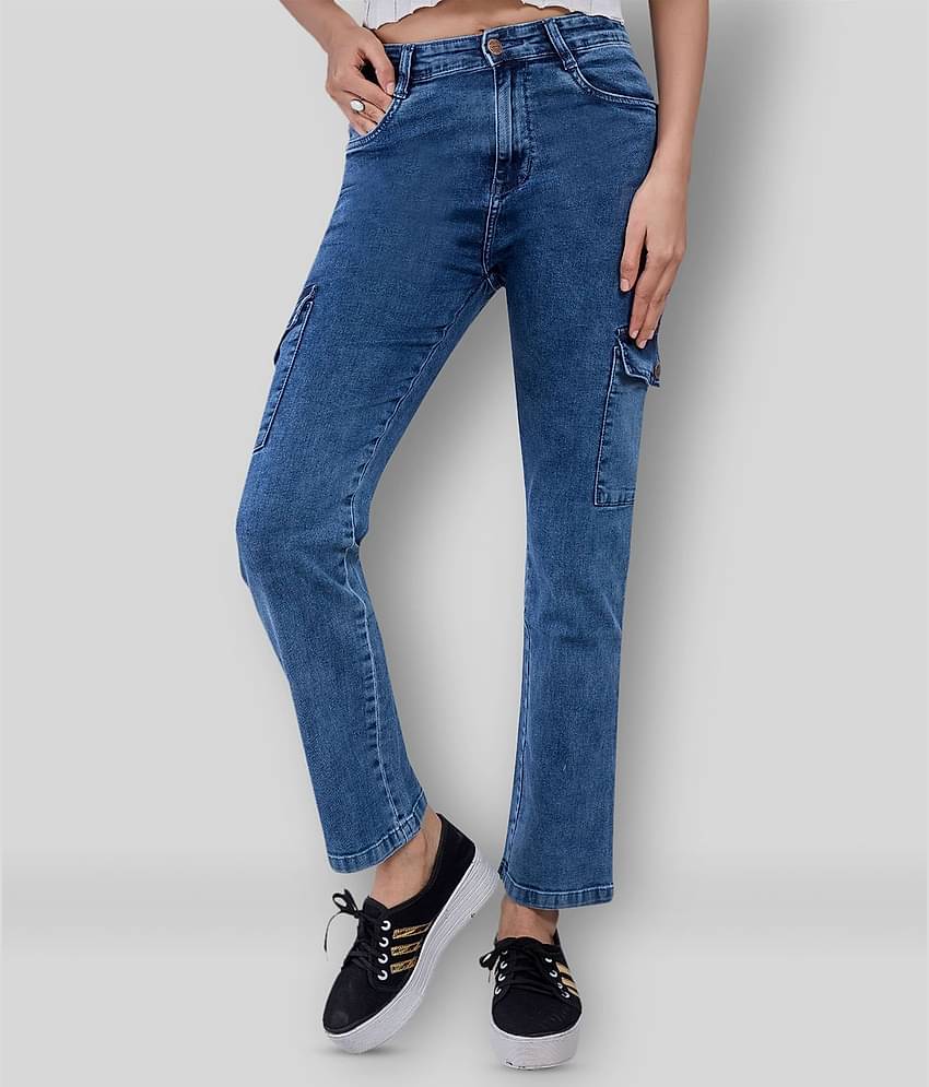 Rea-lize - Blue Cotton Blend Women's Jeans ( Pack of 1 )