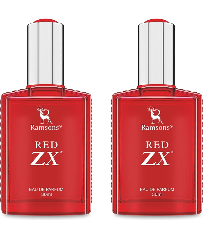 Ramsons - RED ZX Eau De Parfum Smoky Mild -Fragrance For Men 30ml each( Pack of 2 )