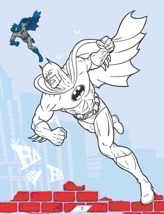 Batman Copy Colouring Book [Paperback] Dreamland Publications