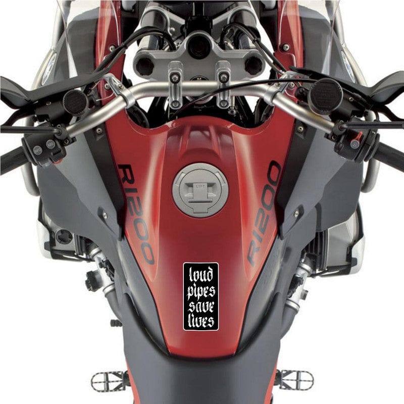 Loud Pipes Bike Fuel Tank Decal