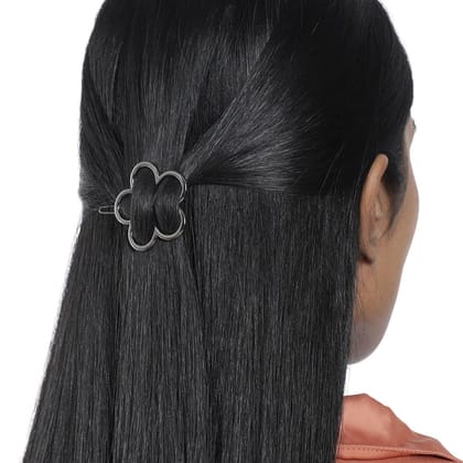 Women Silver-Toned Set of 6 Bobby Pins