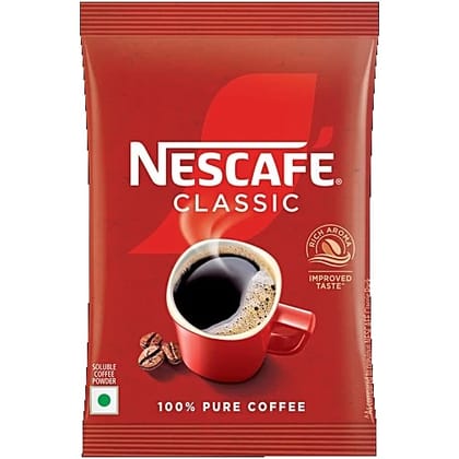 Nescafe Classic Instant Coffee Powder, 45 g Pouch