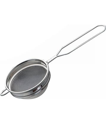 Dynore - Silver Steel Strainer ( Pack of 1 )