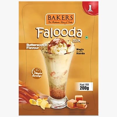 BAKERS Falooda Mix - Butterscotch Flavour, 200 g Box