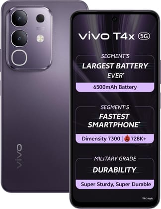 VIVO T4x (Pronto Purple, 8GB, 128GB)