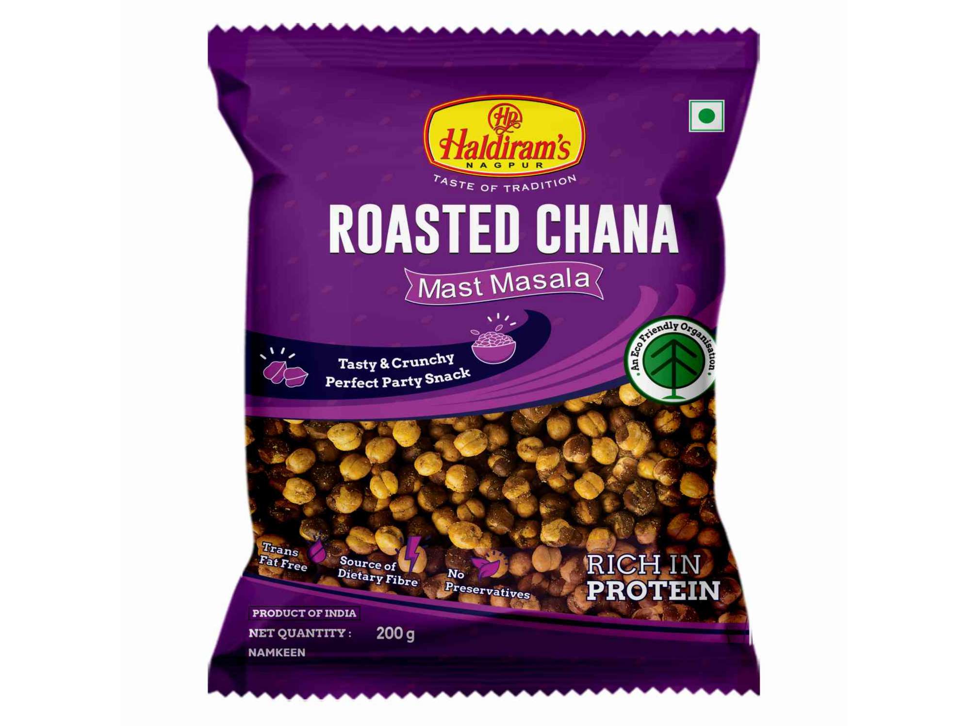 Haldiram's Roasted Chana Namkeen - 200 gm