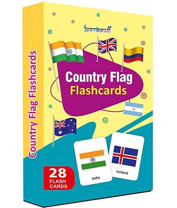 World Country Flag Flash Cards for Kids Early Learning | Easy & Fun Way of Learning 1 Year to 6 Years Babies