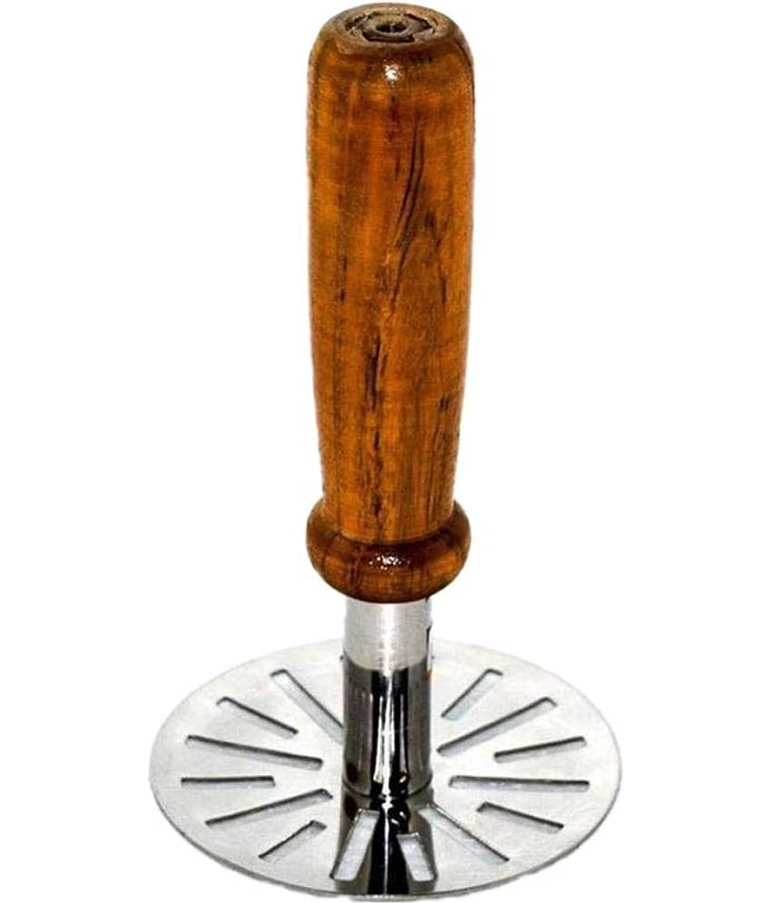 iview kitchenware - Silver Stainless Steel Potato Masher ( Pack of 1 )