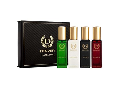 DENVER Hamilton Luxury Gift Set of 4x20ml (Honour, Hamilton, Imperial, Caliber)