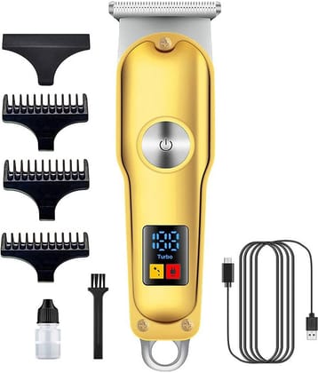 geemy Led Display Multicolor Cordless Beard Trimmer With 60 minutes Runtime