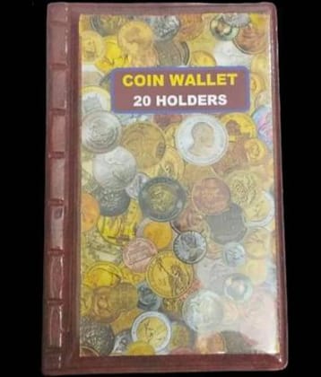 Hop n Shop - Coin Album Storing 20 Coins with Holders 1 Numismatic Coins