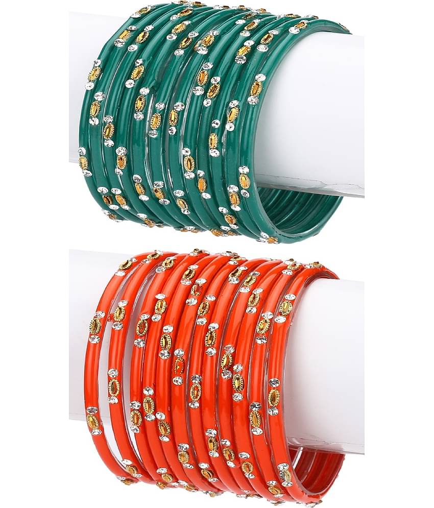 Somil Designer Wedding Fancy Glass Bangle Set For Party, Marriage, Function And Daily Use
