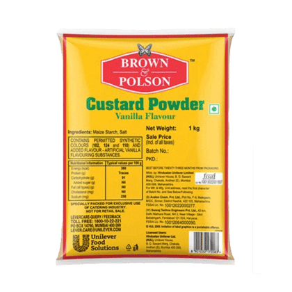 Brown & Polson Custard Powder 1kg