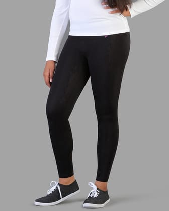 Kids Cotton Ankle Legging-20 / Carbon Black