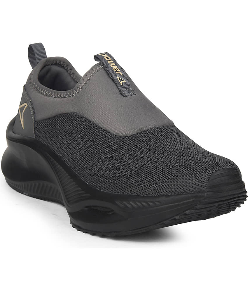 Power Men's Sports Oxford Shoes Grey Men's Slip-on Shoes