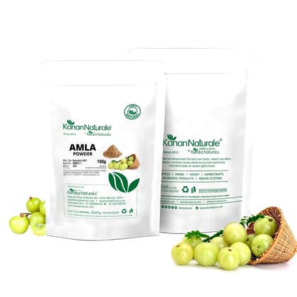 Amla powder 100gm + Soapnut(Aritha/Reetha) powder 100gm + Shikakai powder 100gm   by Kerala Naturals
