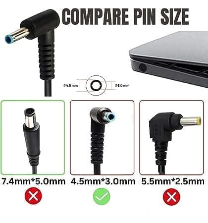 Laptop Adapter 90W 19.5V -  4.62A For HP Pavilion (Pin Size 4.5mm*3.0mm) - Compatible