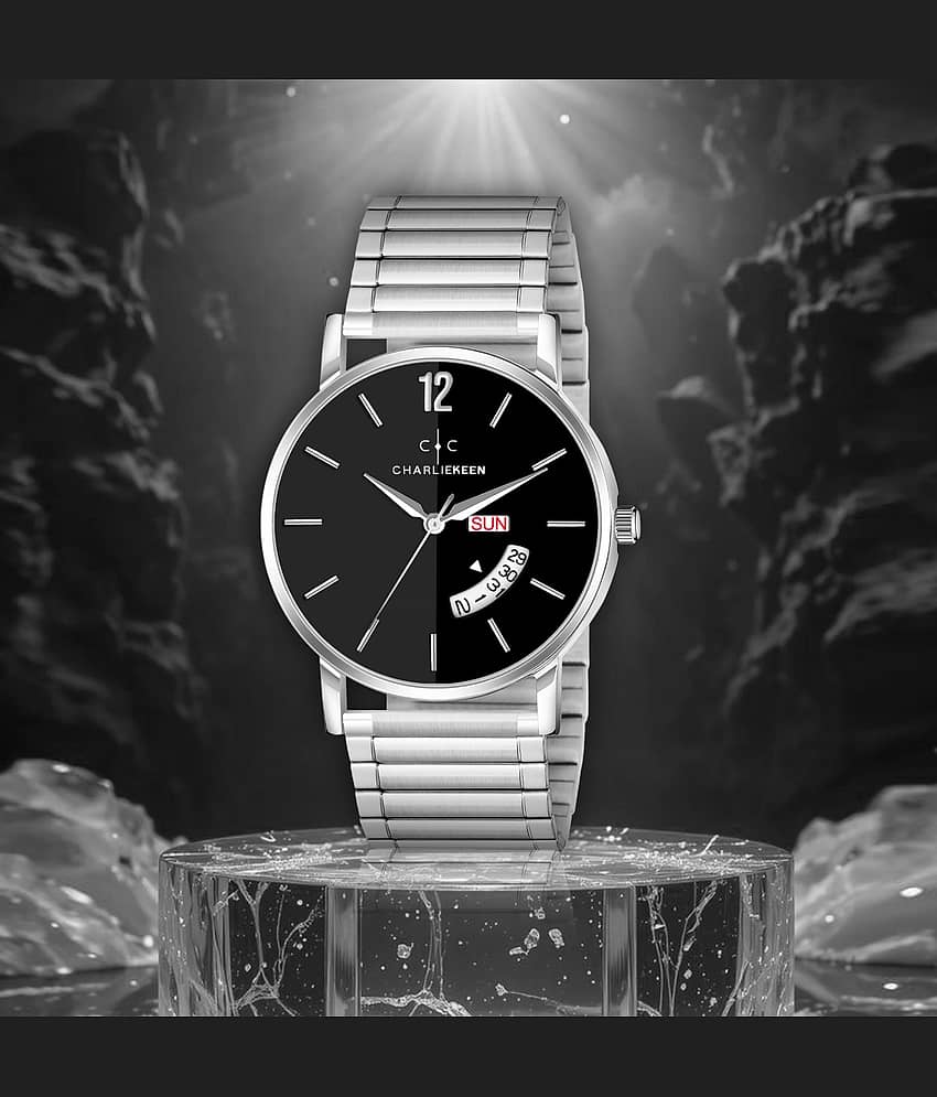 CHARLIEKEEN Silver Metal Analog Men's Watch