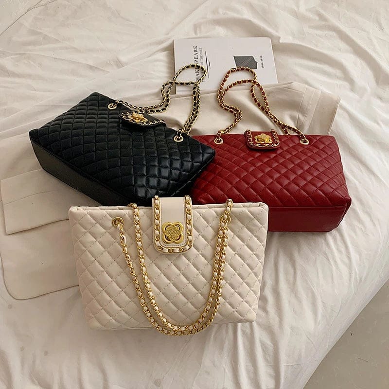 Ladies Famous Brand Purses Large Capacity Luxury Handbags Women High Quality Chain Bags