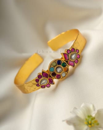 Gold Polish Silver Bangle CHB1110 (Single)