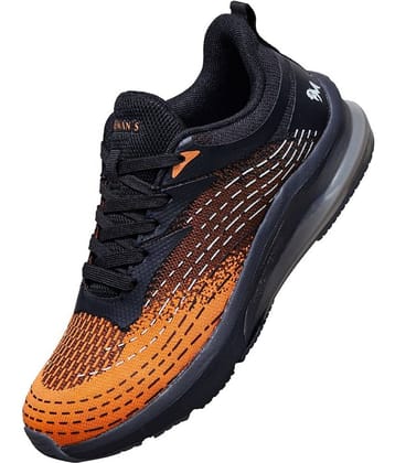 Neemans The Comfornauts Black / Orange-6 Orange Men's Sneakers