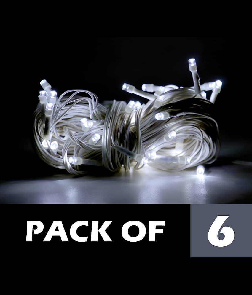 Mprow - White 11Mtr String Light (Pack of 6)