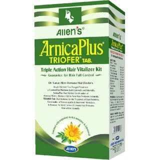 Allen Laboratories Arnica Plus Triple Action Hair Vitalizer 100 ml with Triofer 50 Tablets